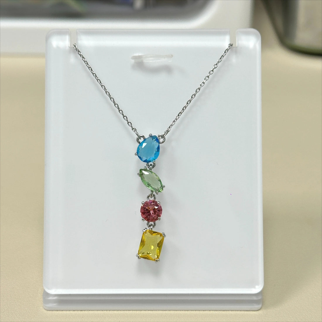 Colorful Crystal Choker Set