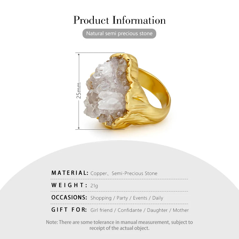 Irregular Stone Ring