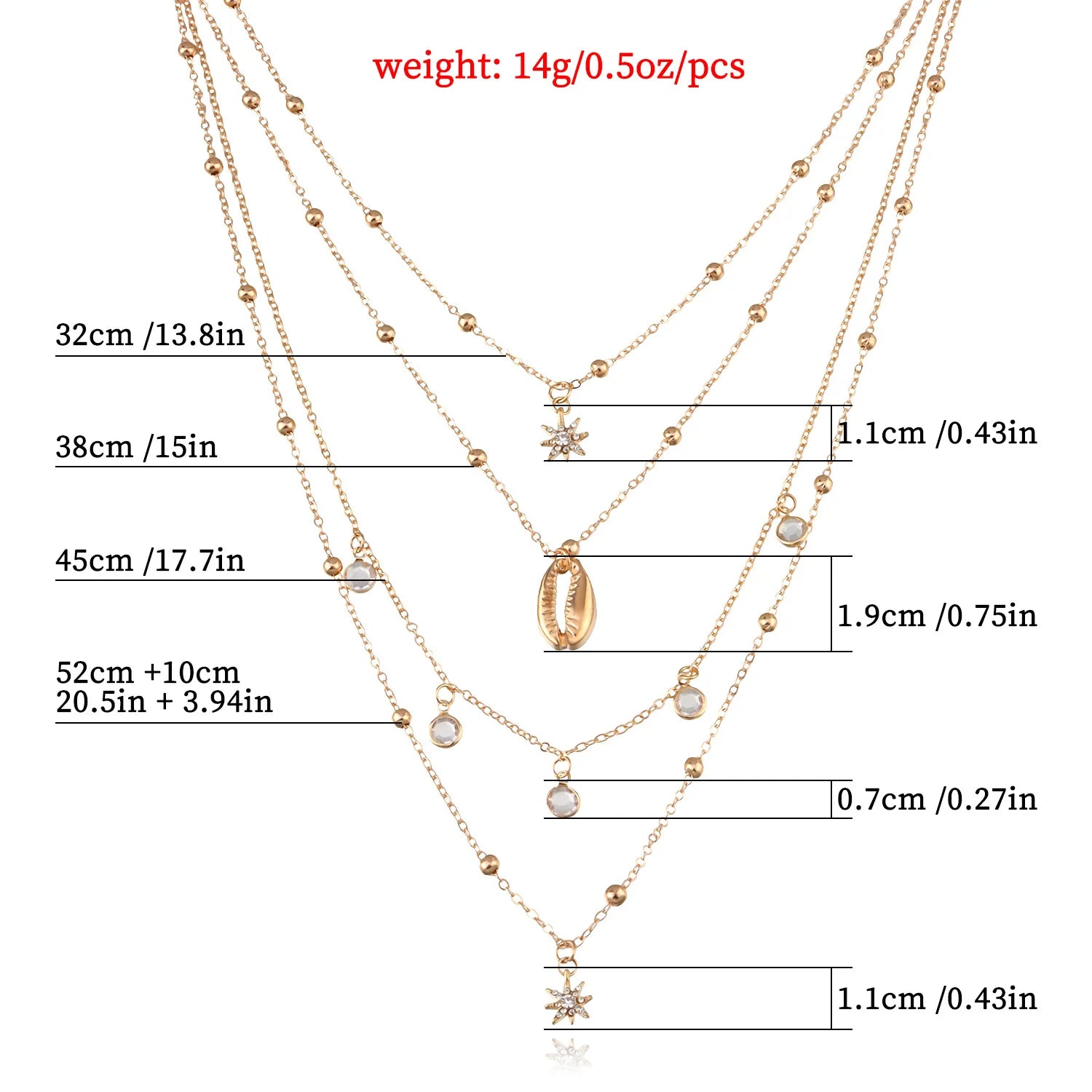 Layered Charm Necklace