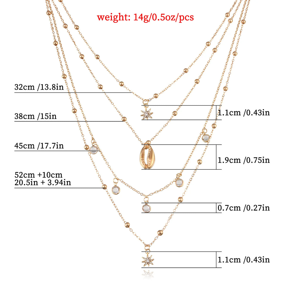 Layered Charm Necklace