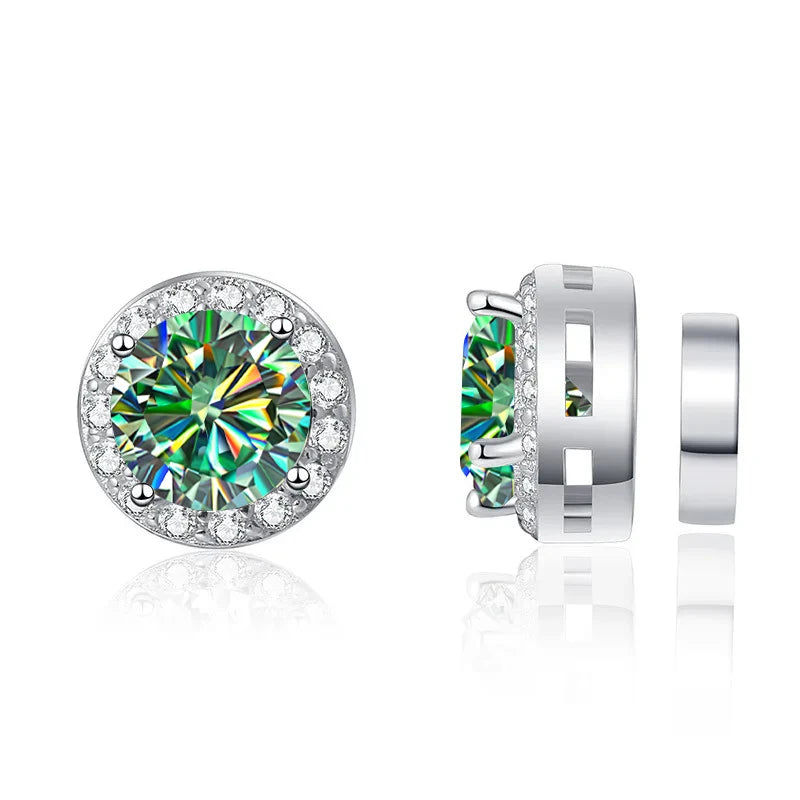 Magnetic Moissanite Earrings