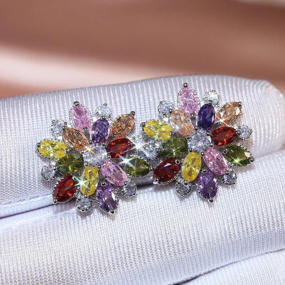 Flower Stud Earrings