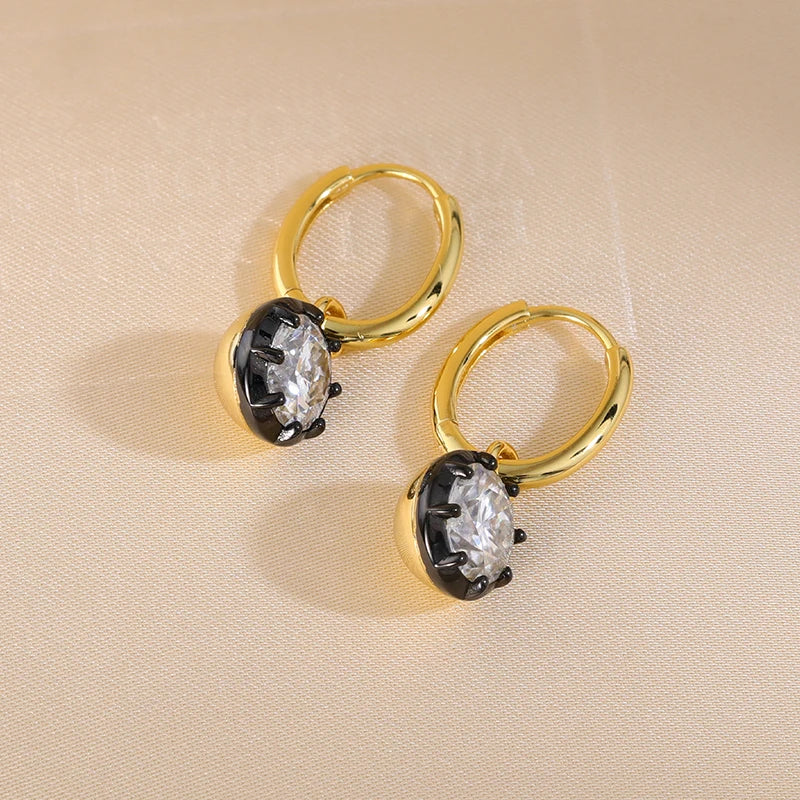 Moissanite Drop Earrings
