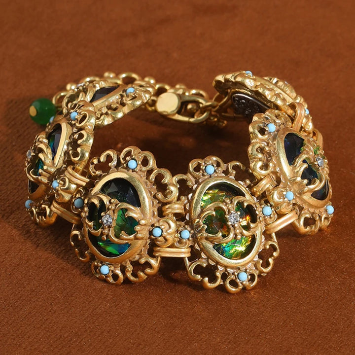 Vintage Green Opal Bracelet