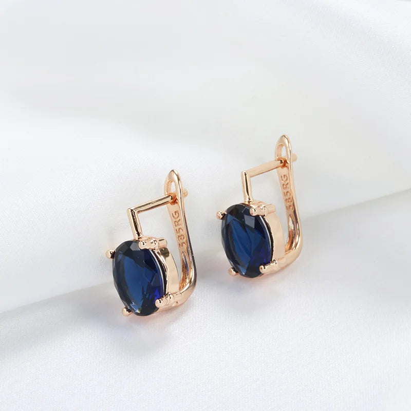 Sapphire Gemstone Earrings