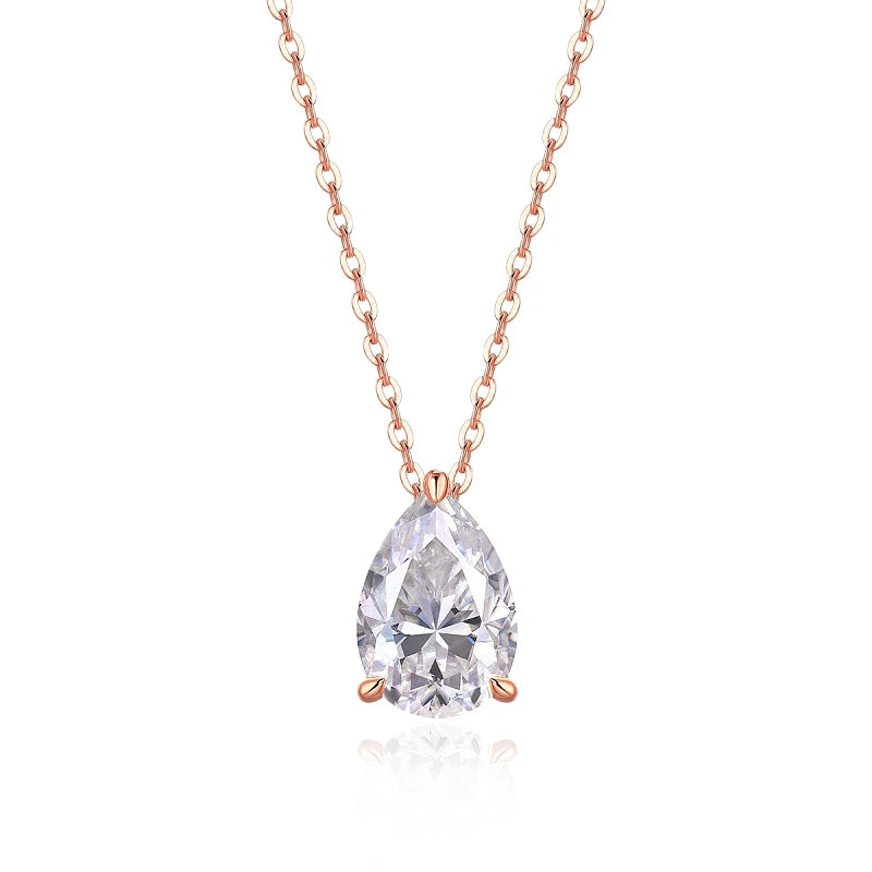 Pear Pendant Necklace