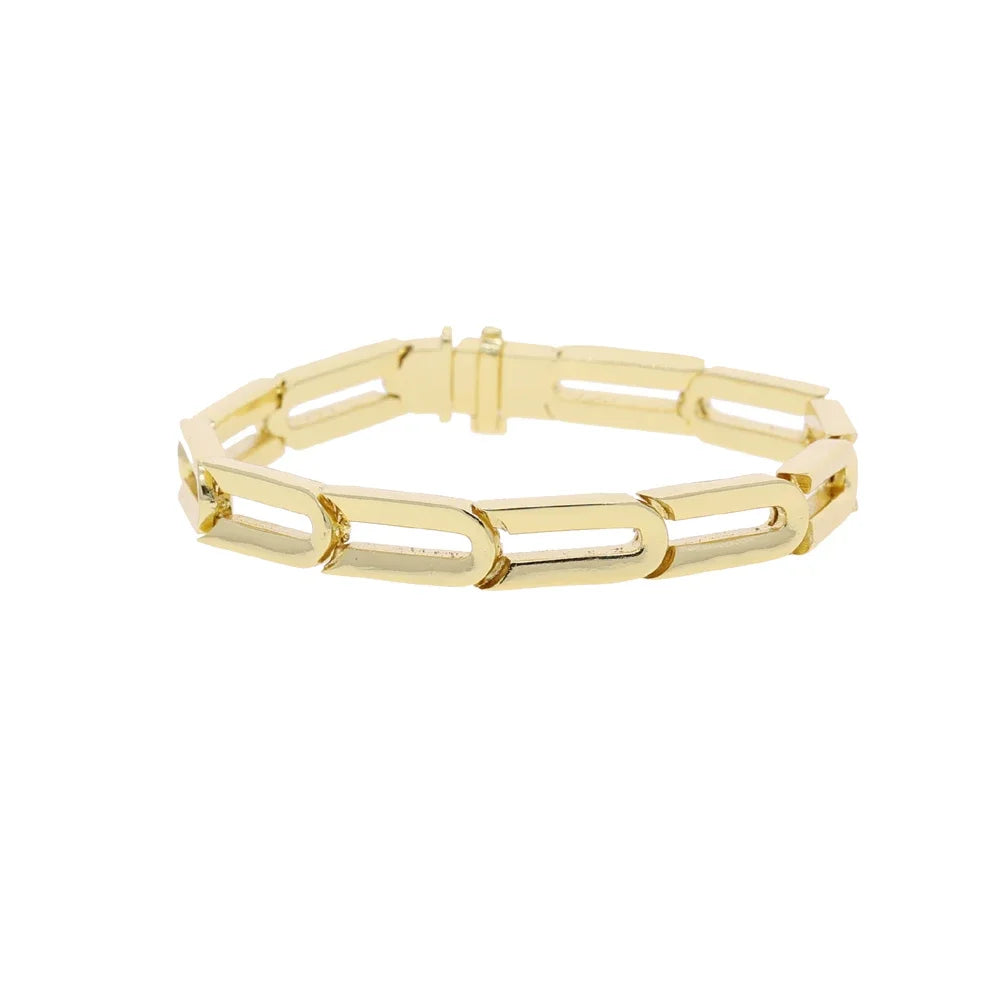Geometric Paperclip Bracelet