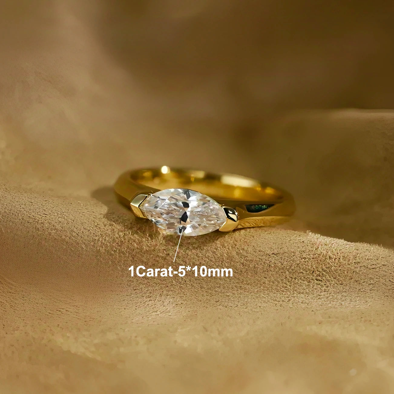 Marquise Solitaire Ring