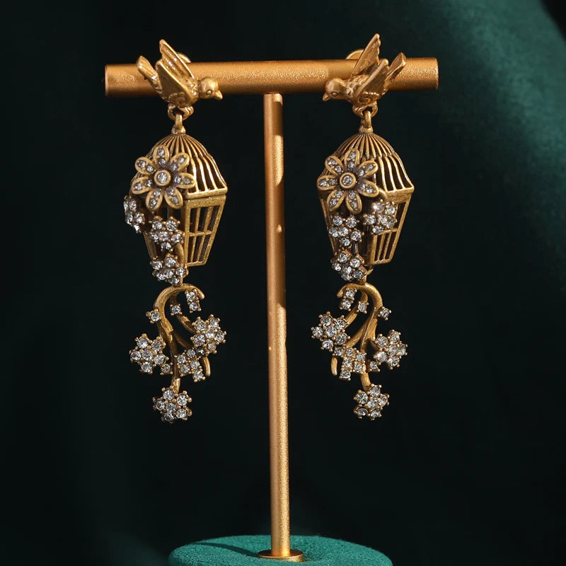 Bird Cage Earrings