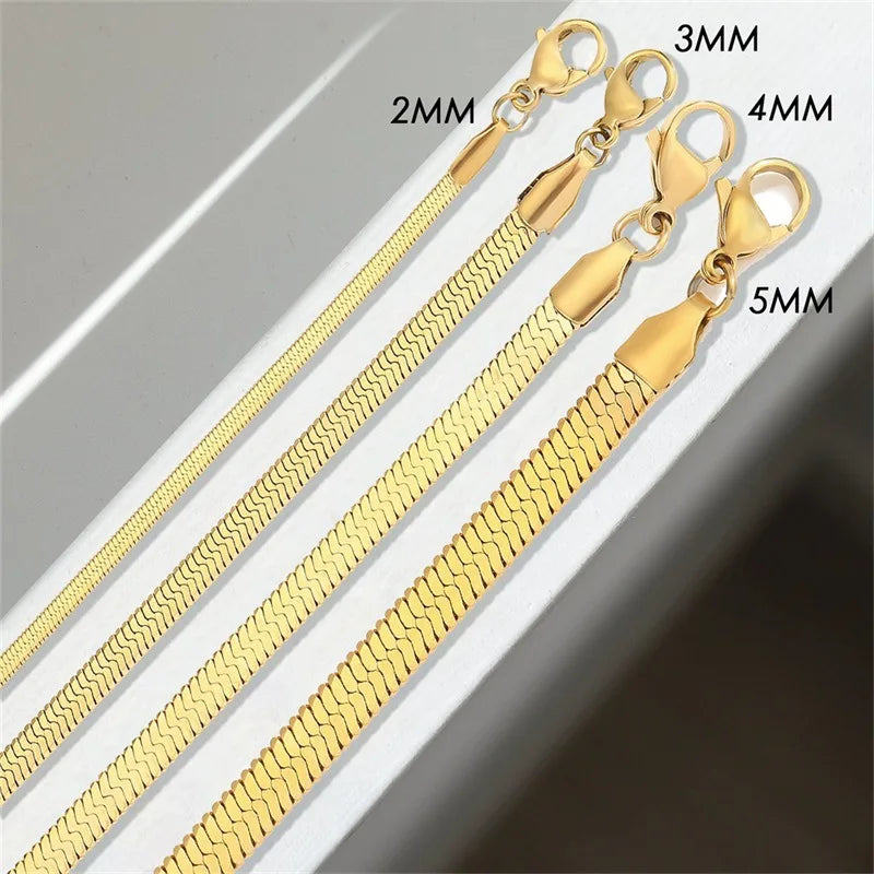 Gold Snake Necklace