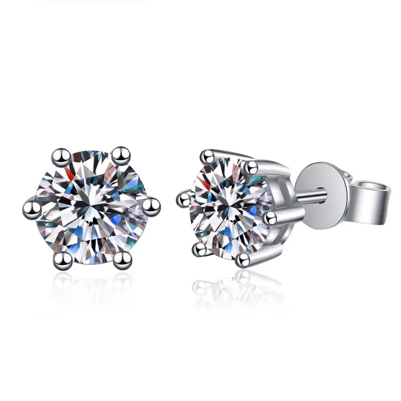 Classic Moissanite Studs