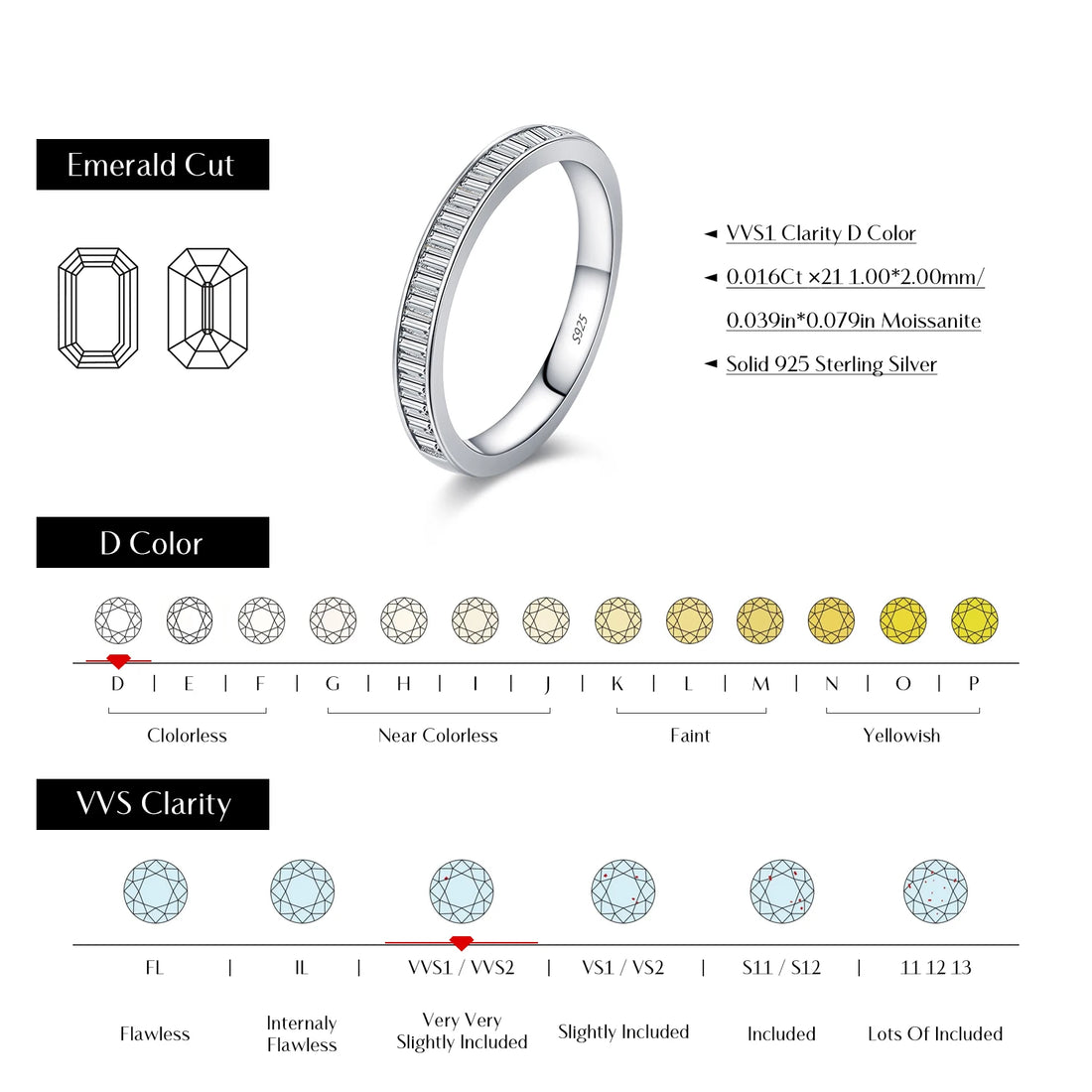 Rectangle Eternity Ring