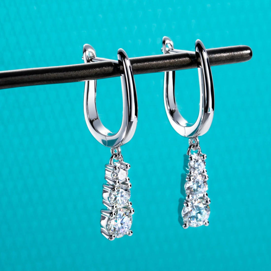 Diamond Dangle Earrings