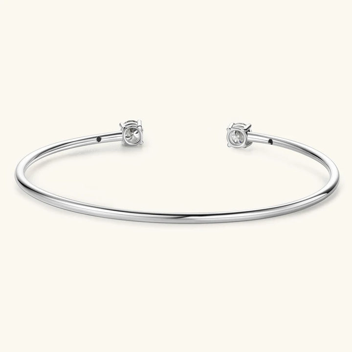 Moissanite Cuff Bracelet