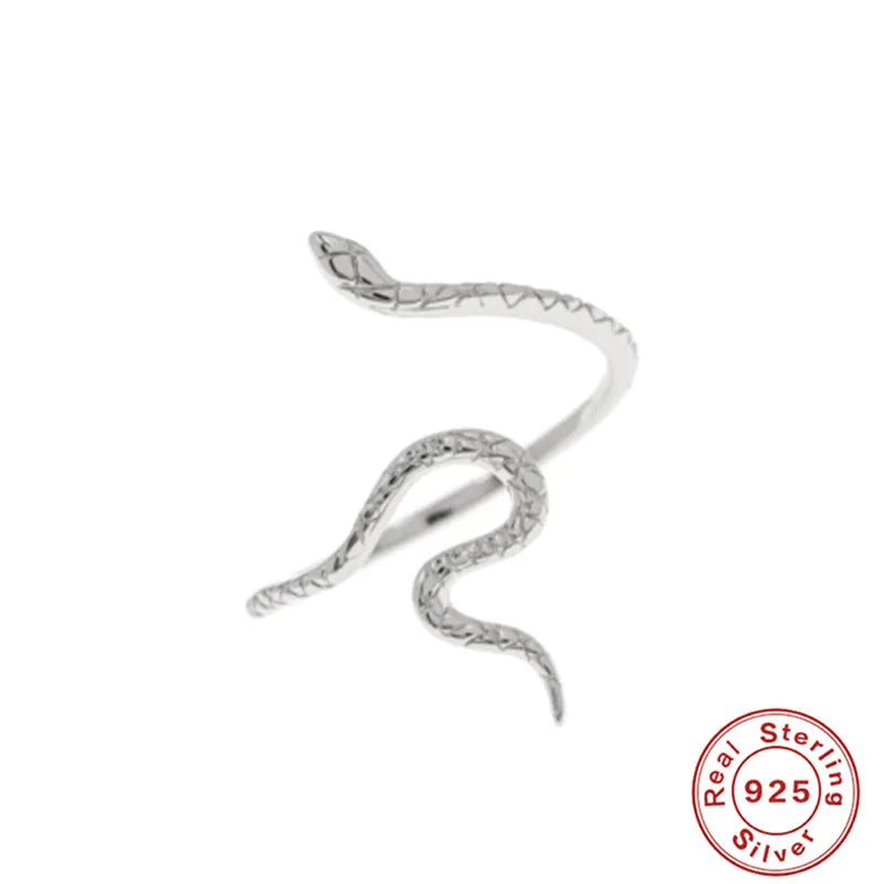 Sterling Silver Snake Ring