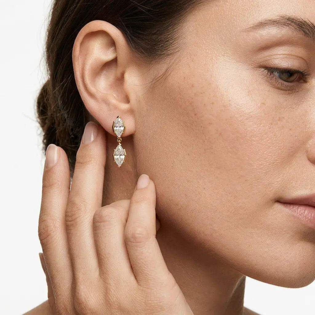 Marquise Drop Earrings