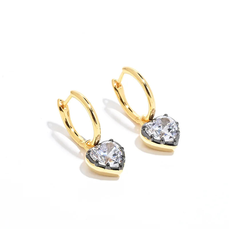 Pear Zircon Earrings