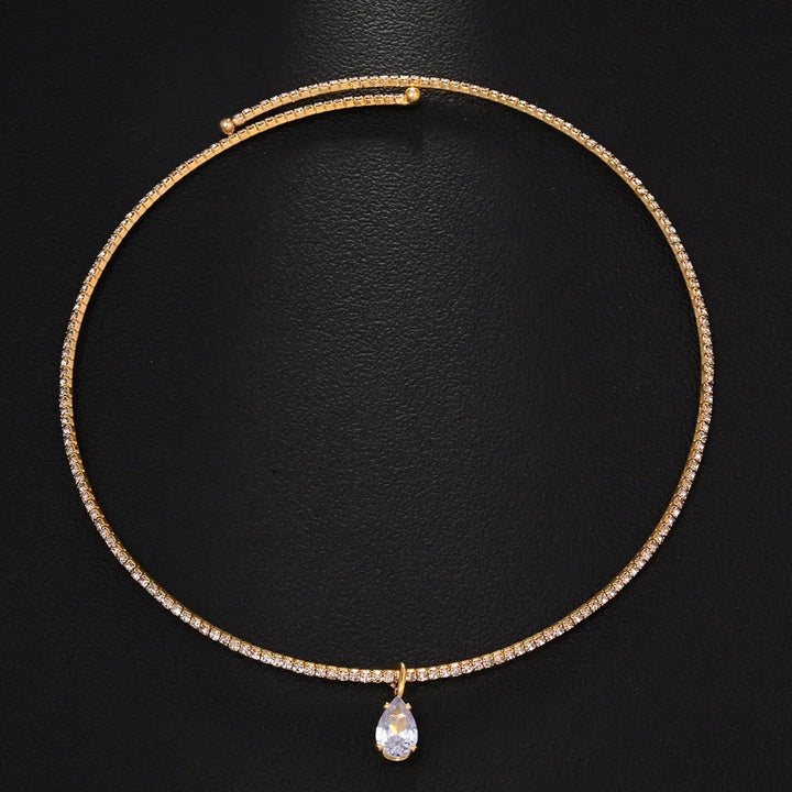 Waterdrop Choker Necklace