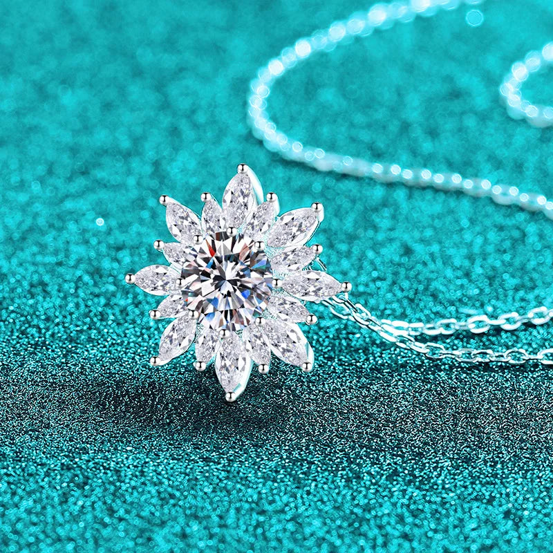 Sunflower Pendant Necklace