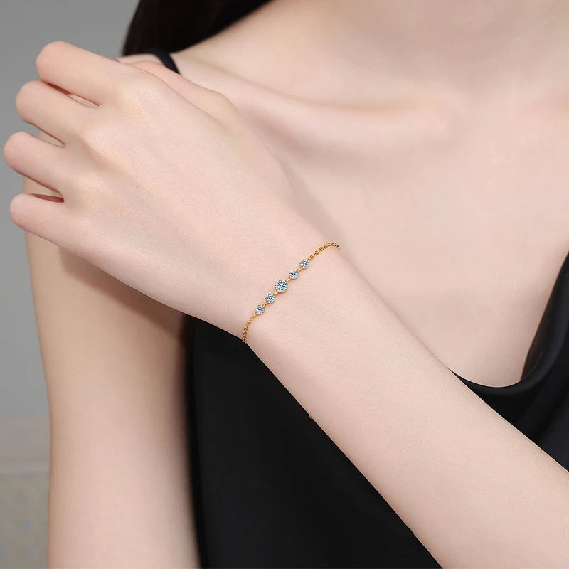 Certified Moissanite Bracelet