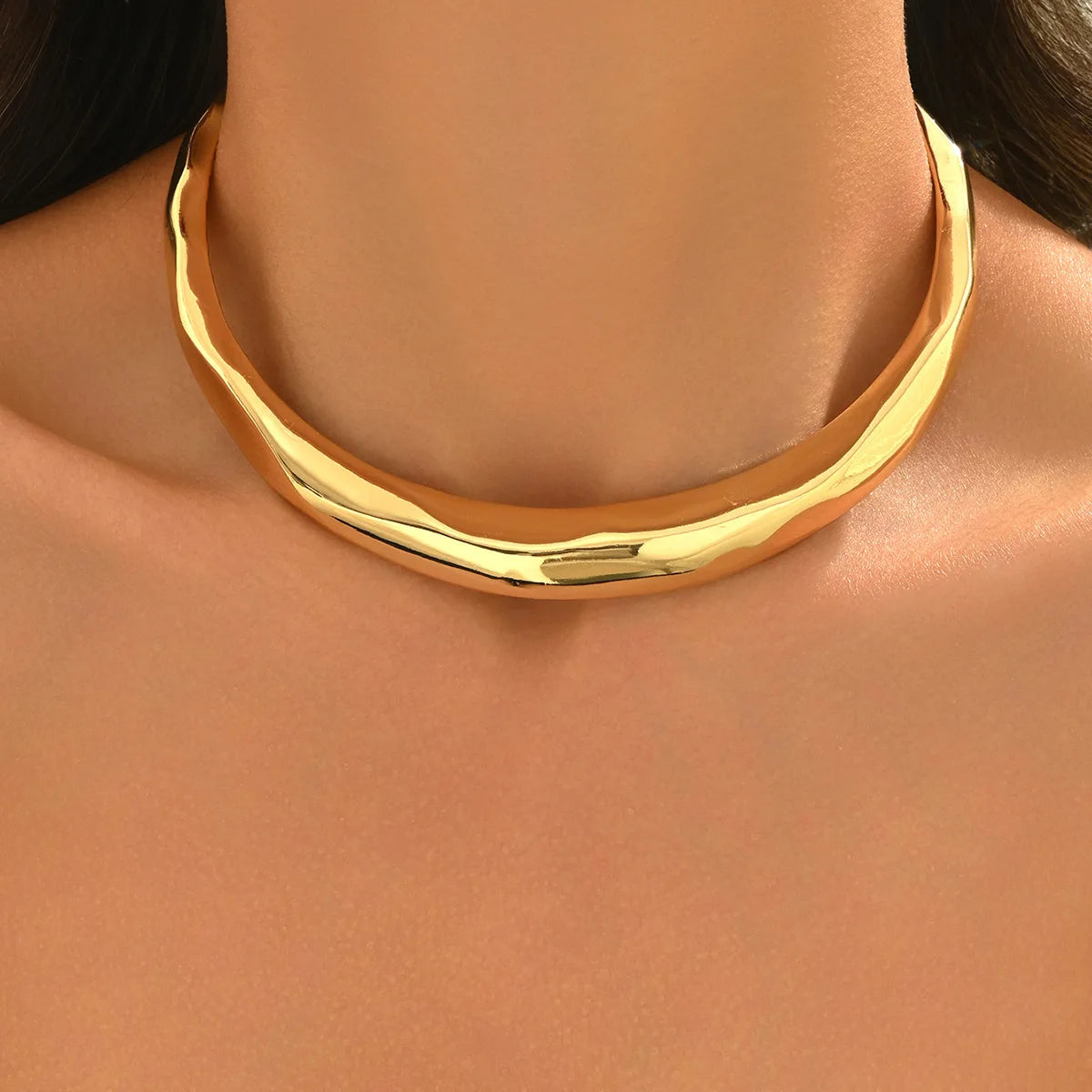 Geometric Metal Choker