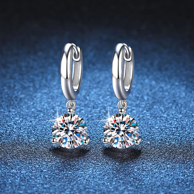 Certified Moissanite Earrings