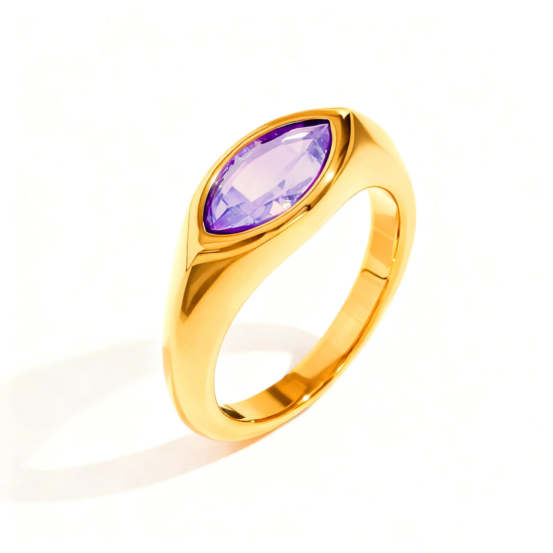 Titanium Marquise Ring