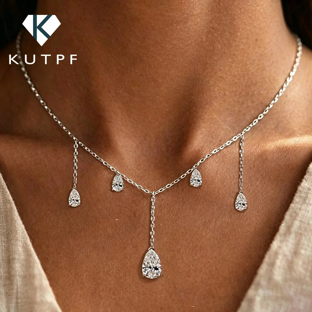 Tassel Moissanite Necklace