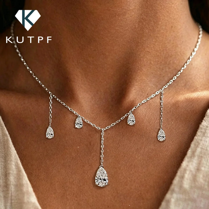 Tassel Moissanite Necklace