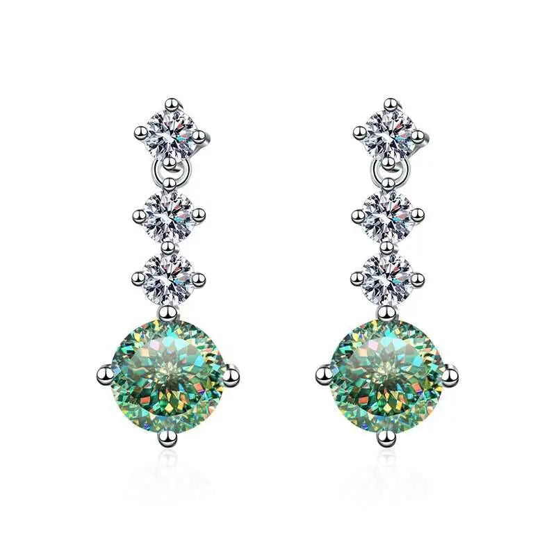 Moissanite Drop Earrings