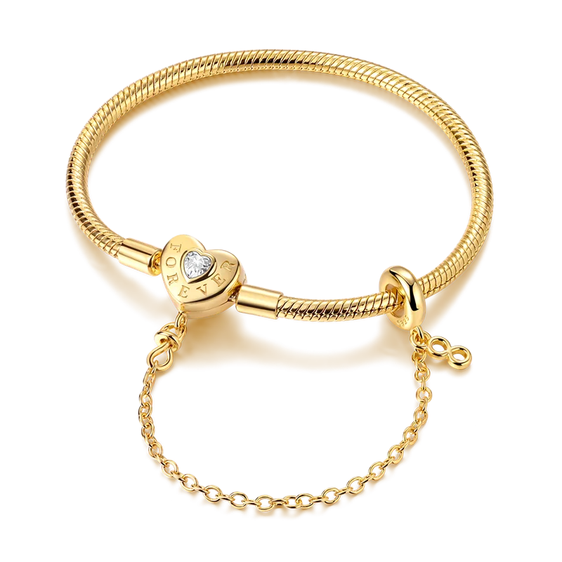 Heart Charm Bracelet