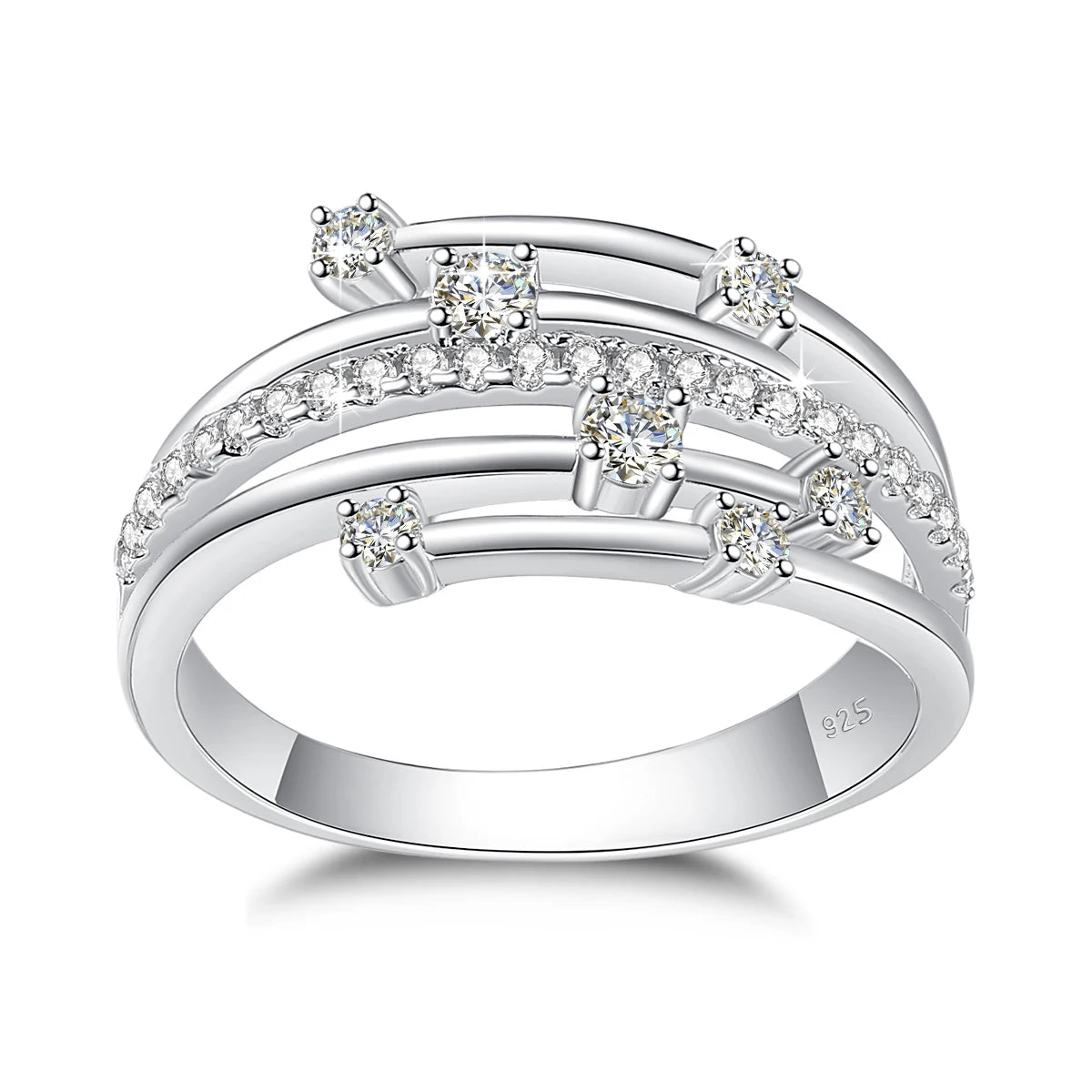 Moissanite Eternity Band