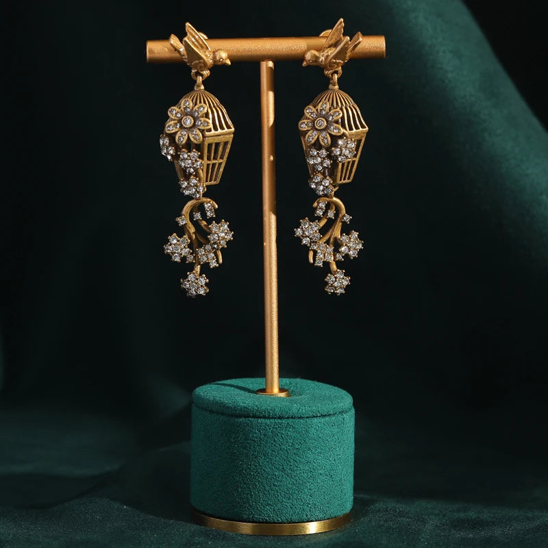 Bird Cage Earrings