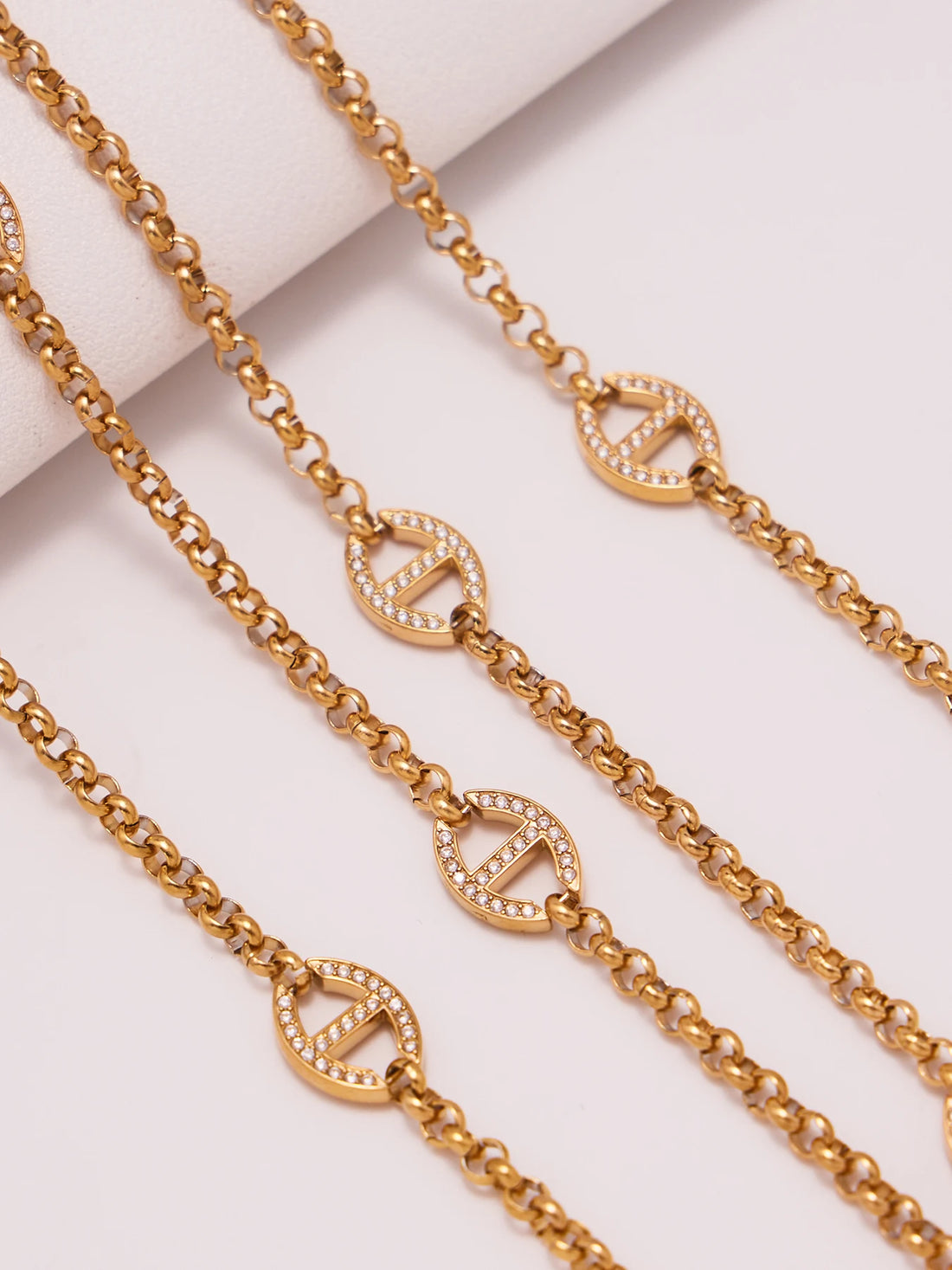 Zircon Chain Necklace
