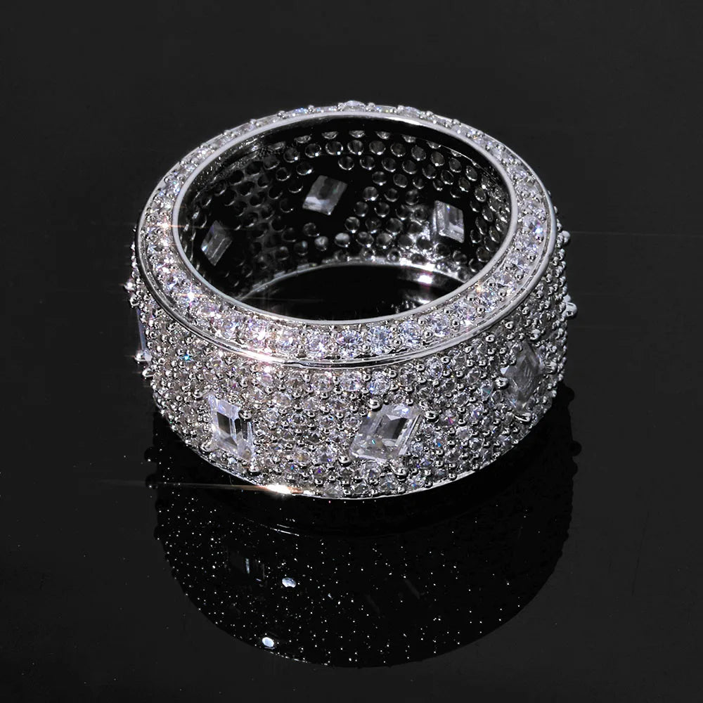 Geometric Diamond Ring