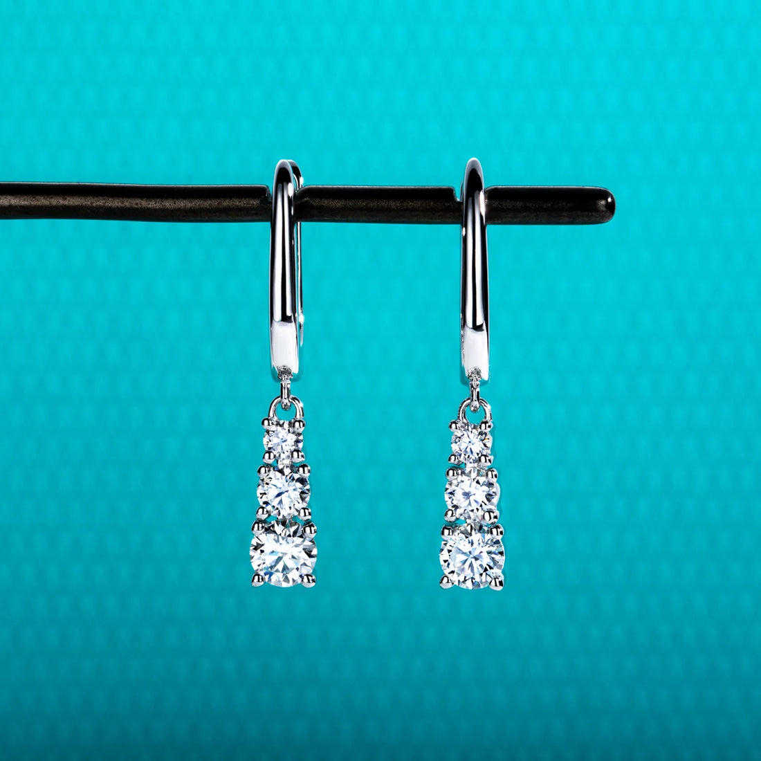 Diamond Dangle Earrings