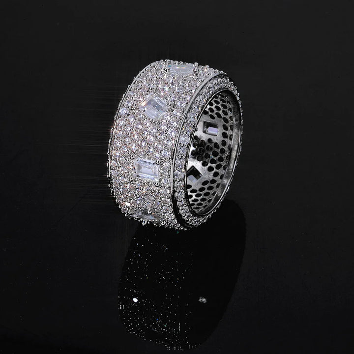 Geometric Diamond Ring