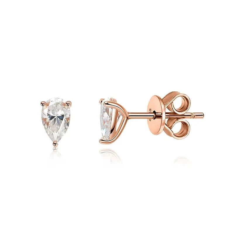 Pear Stud Earrings