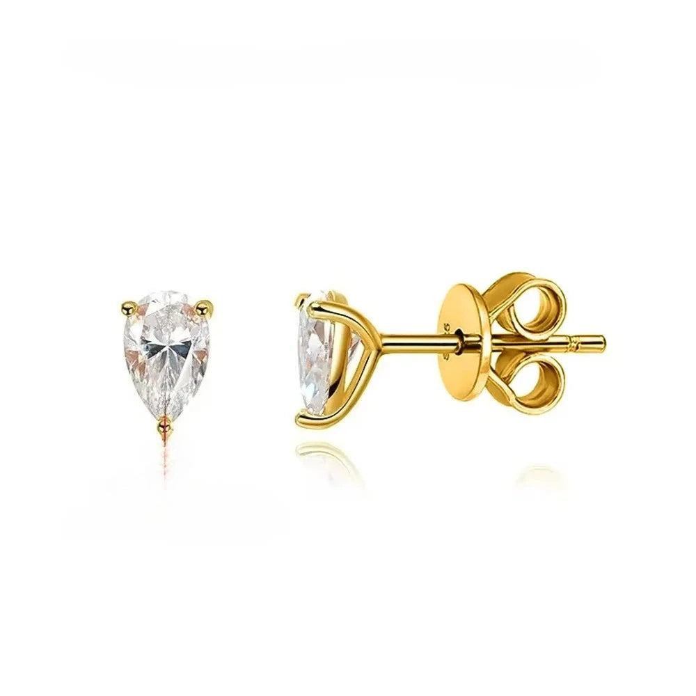 Pear Stud Earrings