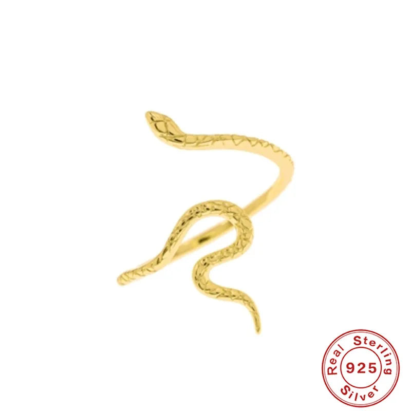 Sterling Silver Snake Ring
