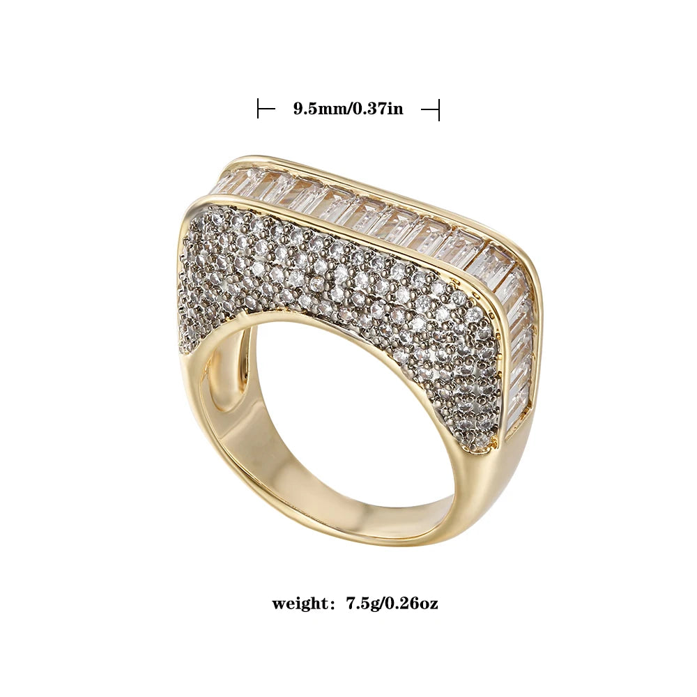 Golden Hand Ring