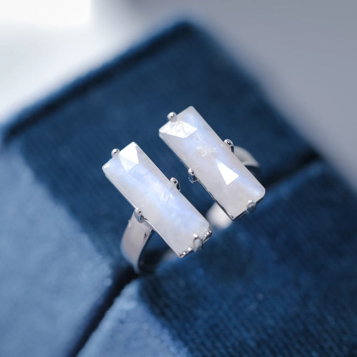 Moonstone Engagement Ring