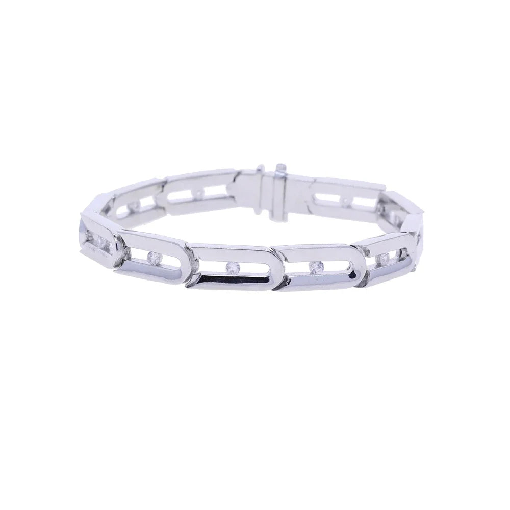 Geometric Paperclip Bracelet