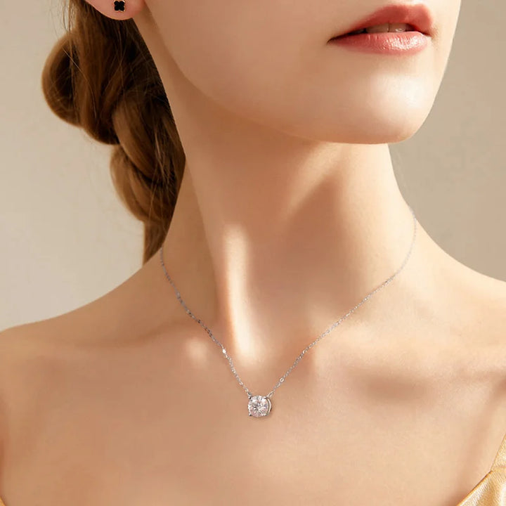 Solitaire Moissanite Necklace