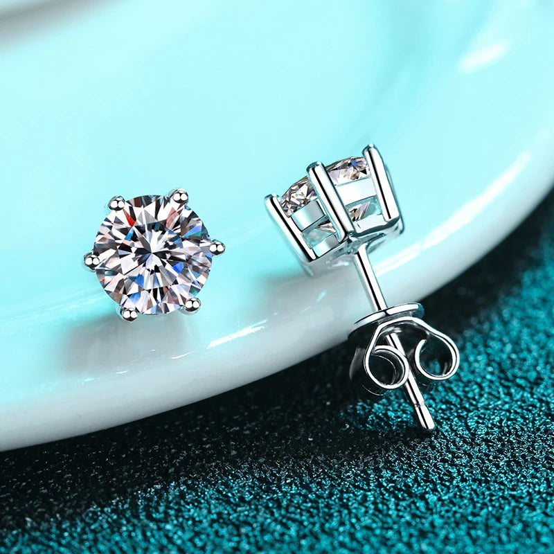 Classic Moissanite Studs