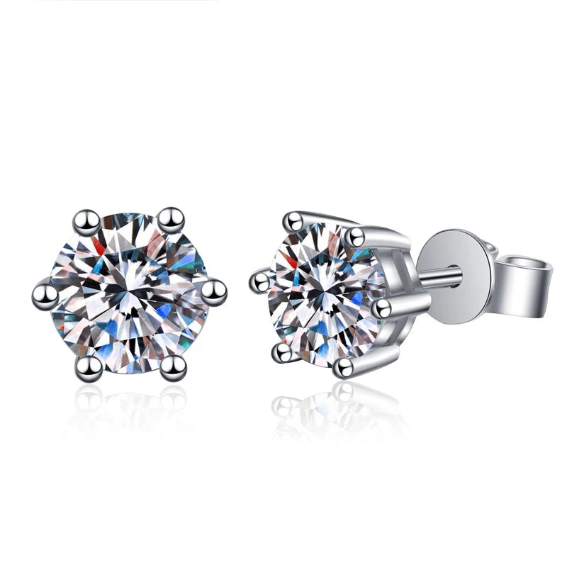 Classic Moissanite Studs