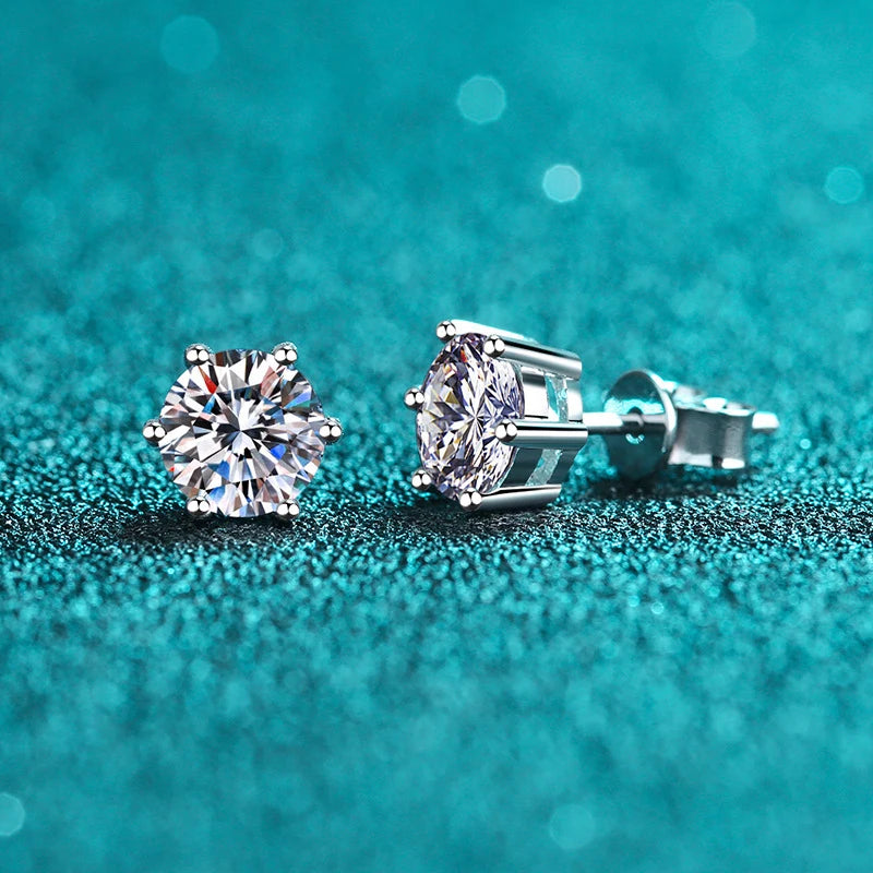 Classic Moissanite Studs